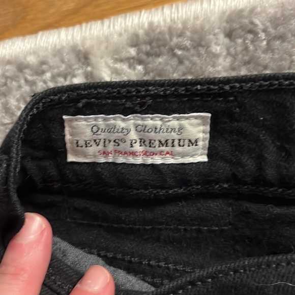 Levi’s Wedgie Straight - Black - Picture 3 of 4